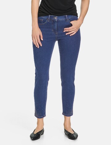 Coupe slim Jean GERRY WEBER en bleu : devant