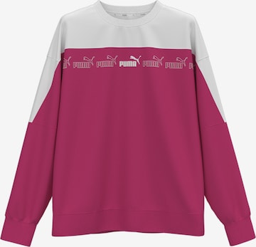 PUMA Sportief sweatshirt 'Around the Block' in Roze: voorkant