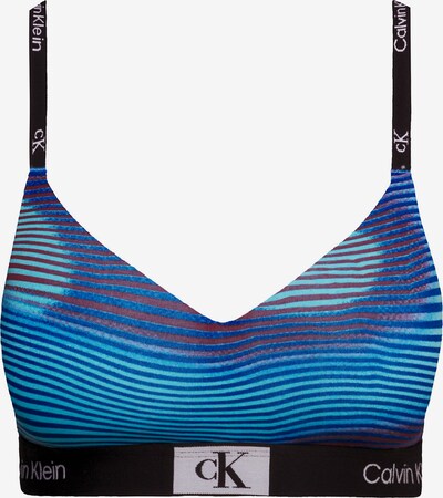 Calvin Klein Underwear Soutien-gorge en aqua / bleu foncé / baie / noir, Vue avec produit