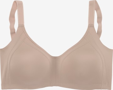 Soutien-gorge minimiseur NATURANA en beige : devant