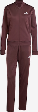 raudona ADIDAS SPORTSWEAR Treniruočių kostiumas 'Essentials': priekis