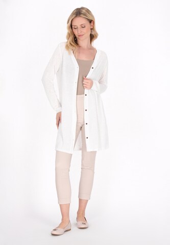 Cardigan Usha en blanc