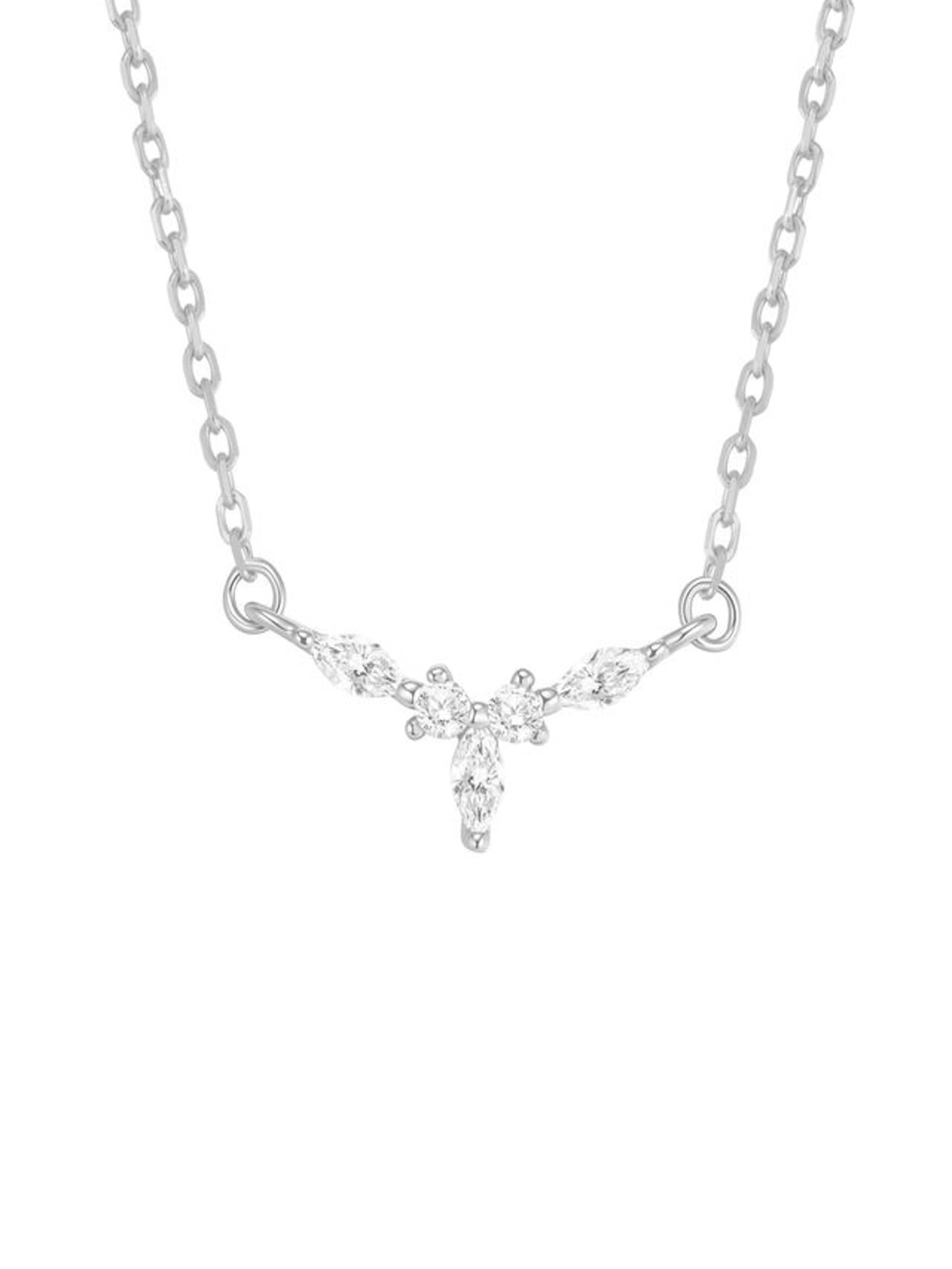 Hey Happiness Ketting 'Crown Spark' in Zilver
