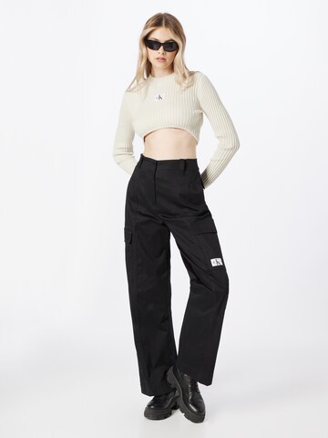 Calvin Klein Jeans Sweater in Beige