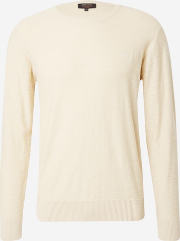 INDICODE JEANS Pullover 'Hugolia' in Beige: predná strana