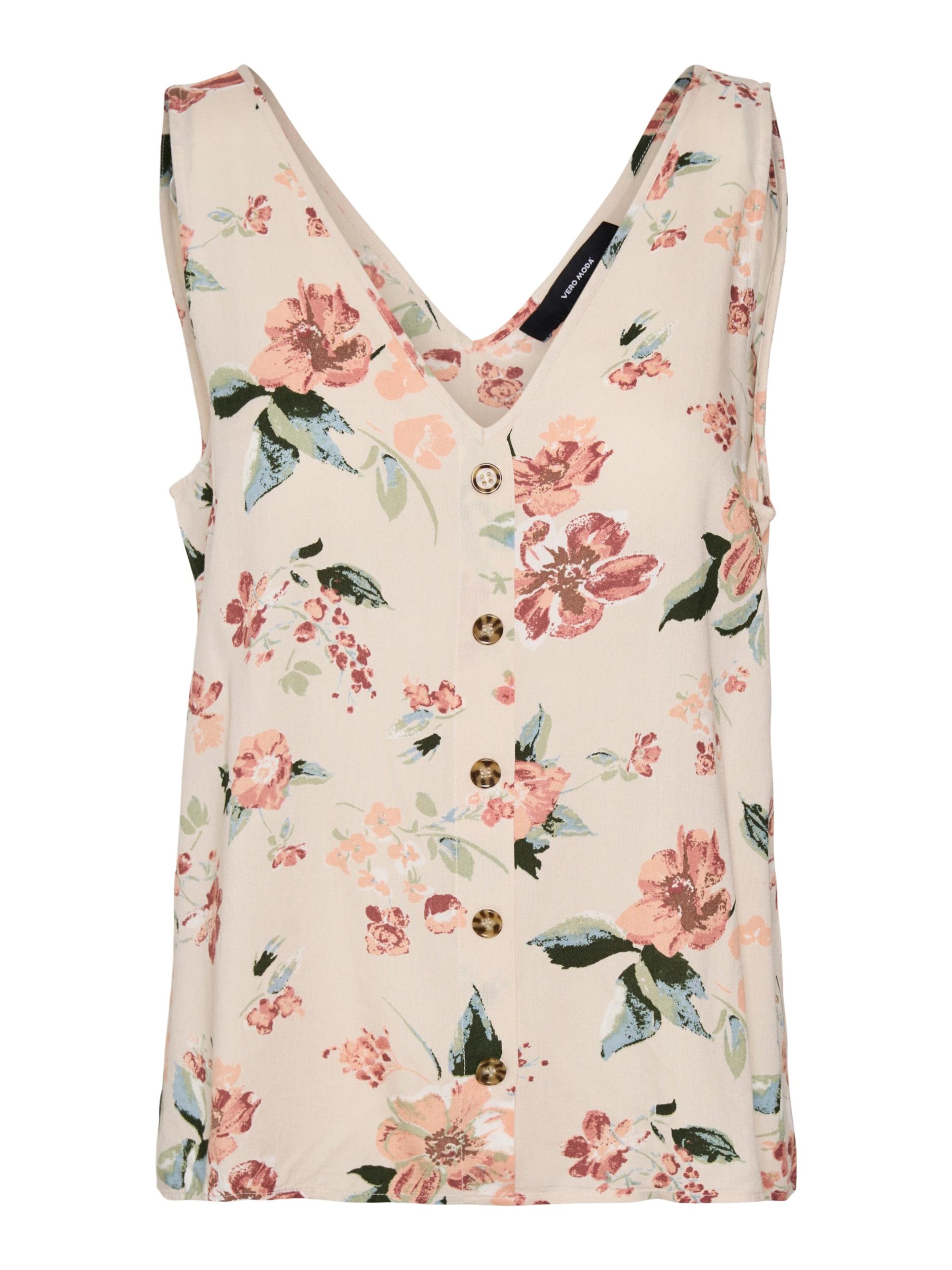 VERO MODA Top 'VMBUMPY' in Beige: front