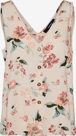 VERO MODA - Blusa 'BUMPY' en beige: frente