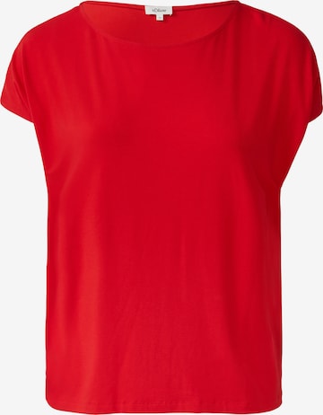 s.Oliver T-Shirt in Rot: Vorderseite