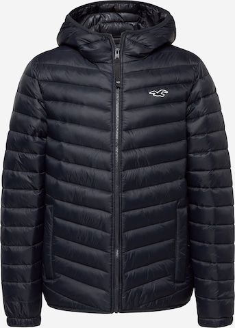 Veste mi-saison HOLLISTER en noir : devant