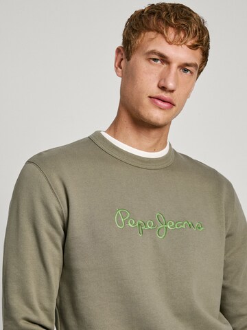 Pepe Jeans Sweatshirt 'NEW JOE' in Groen