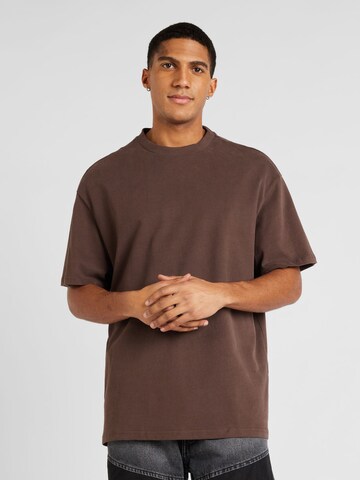 T-Shirt 'Harvey' JACK & JONES en marron : devant