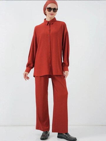 Bigdart - Calças de fato em vermelho