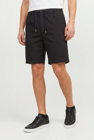 JACK & JONES Loose fit Pants in Black: front