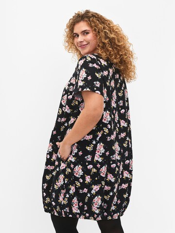 Zizzi Kleid 'JEASY' in Schwarz