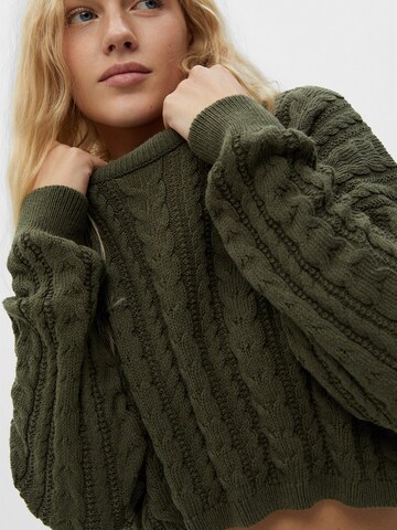 Pull&Bear Pullover in Grün
