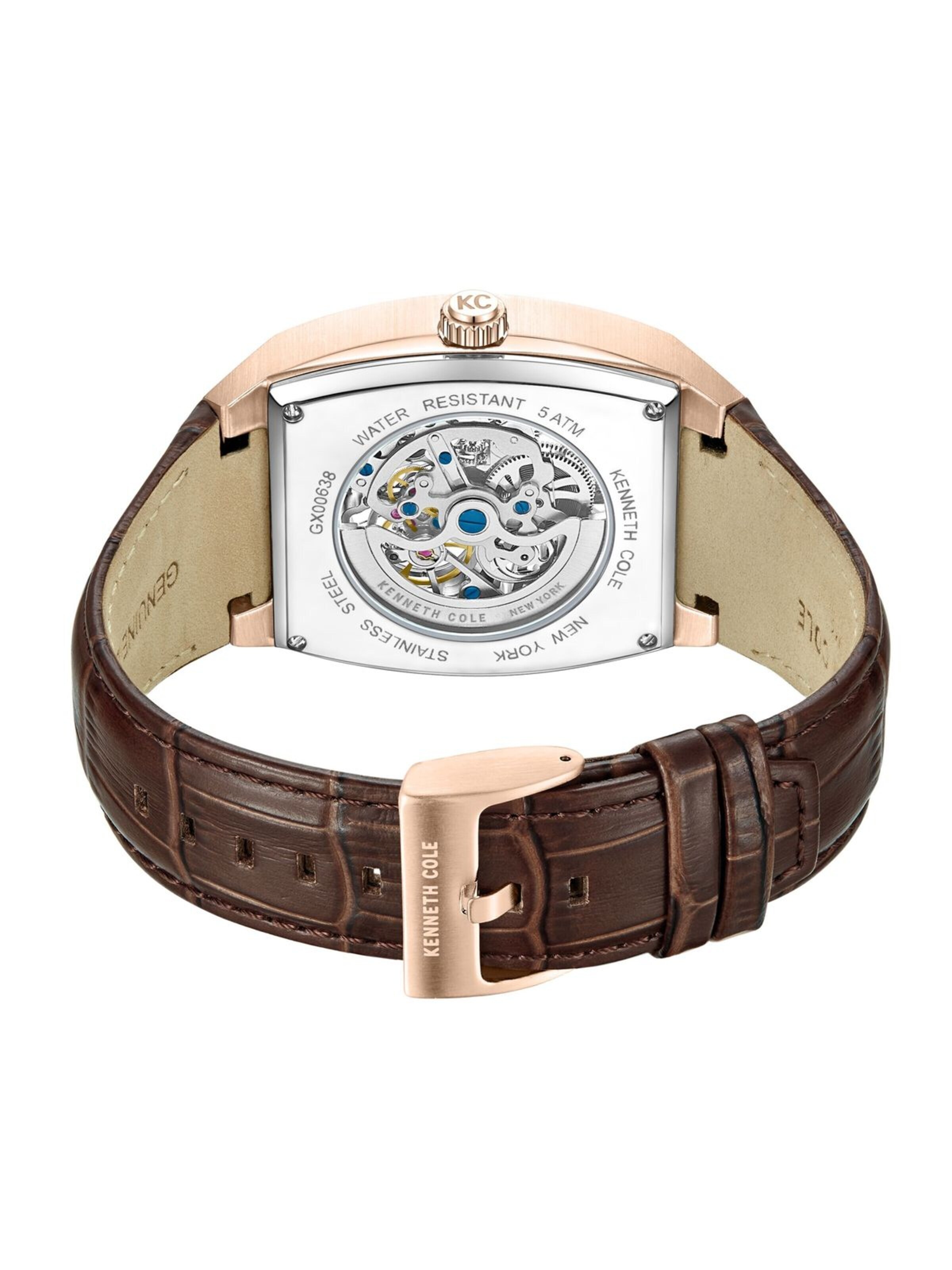 Kenneth Cole Analoog horloge in Bruin
