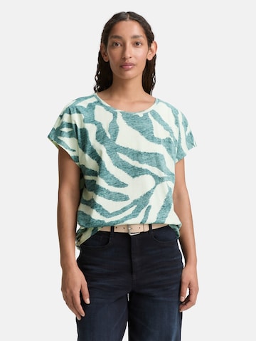 TOM TAILOR Shirt in Groen: voorkant