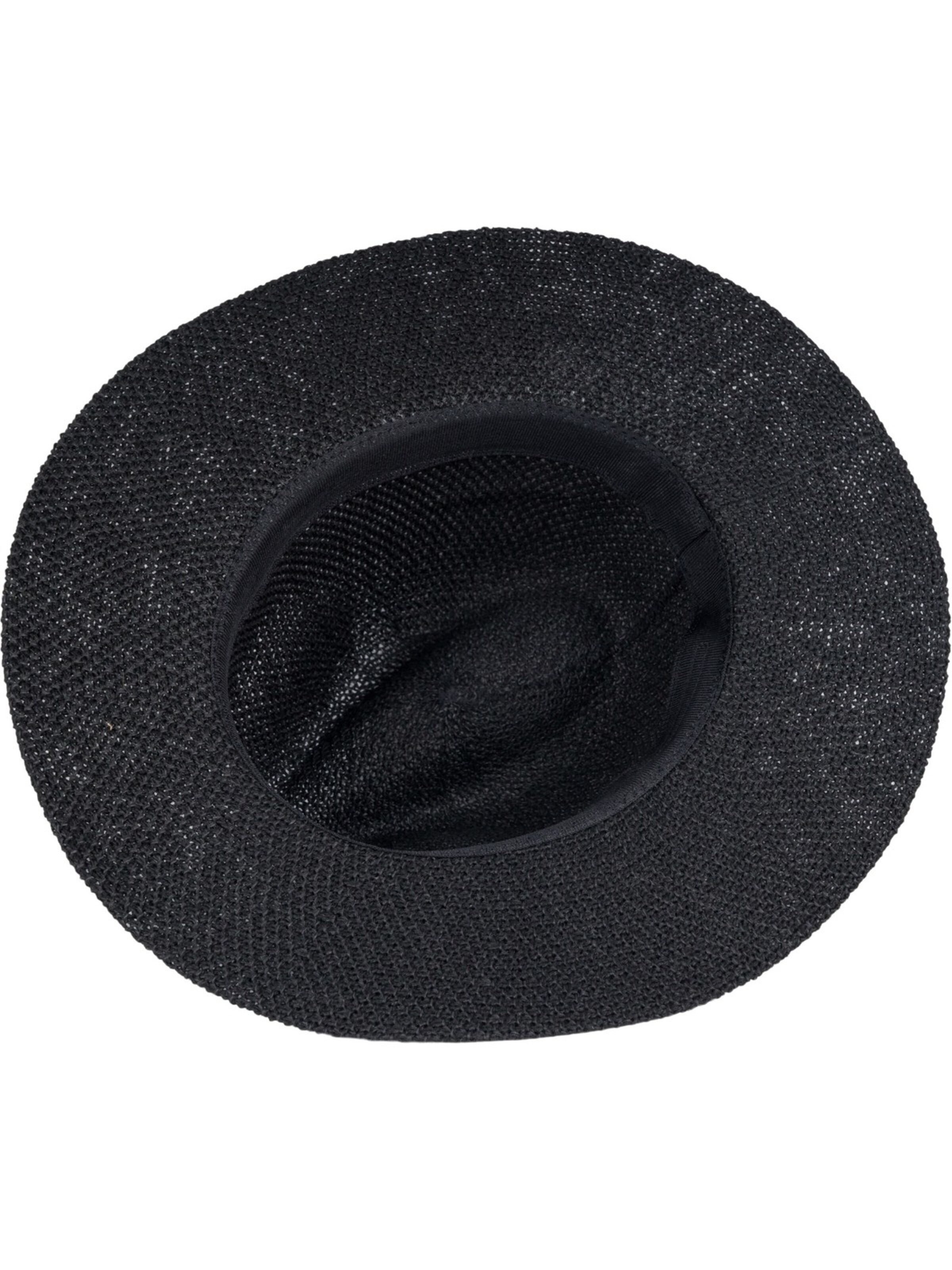 styleBREAKER Hut 'Panama Strohhut'‌ in Schwarz