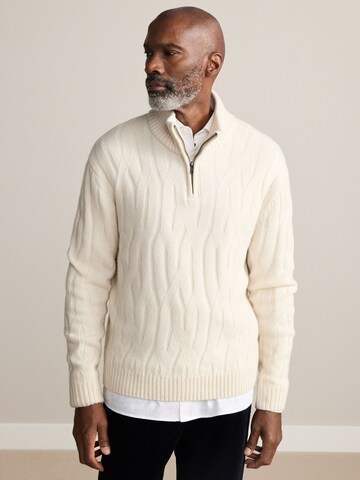 Pull-over Next en beige : devant