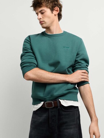 Pepe Jeans - Sudadera 'Jefferson' en verde: frente