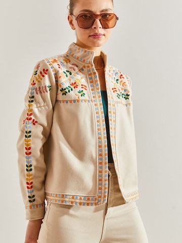 Bianco Lucci Between-season jacket in Beige
