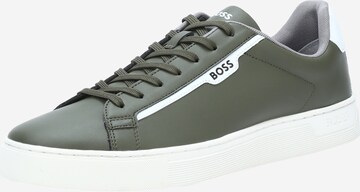 BOSS - Zapatillas deportivas bajas 'Rhys' en verde: frente