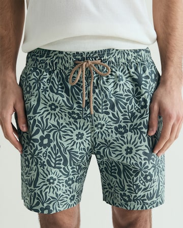 Scalpers Skull Flowers Swimsuit ' ' in Grün
