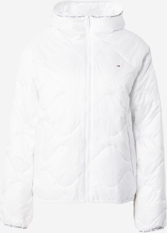 Veste mi-saison Tommy Jeans en blanc : devant