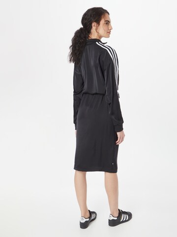 Rochie 'High-Neck Zip' de la ADIDAS ORIGINALS pe negru