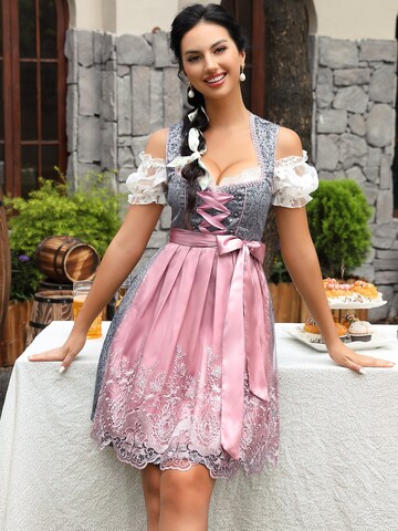 Yesfashion Dirndl‌‌‌‌‌‌‌‌‌ in Grau