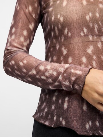 OBJECT Shirt 'OBJMONTANA' in Brown