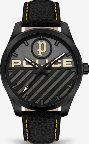 POLICE Analog Watch in Black: front