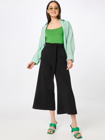 FRENCH CONNECTION Wide leg Pants 'WHISPER' in Black