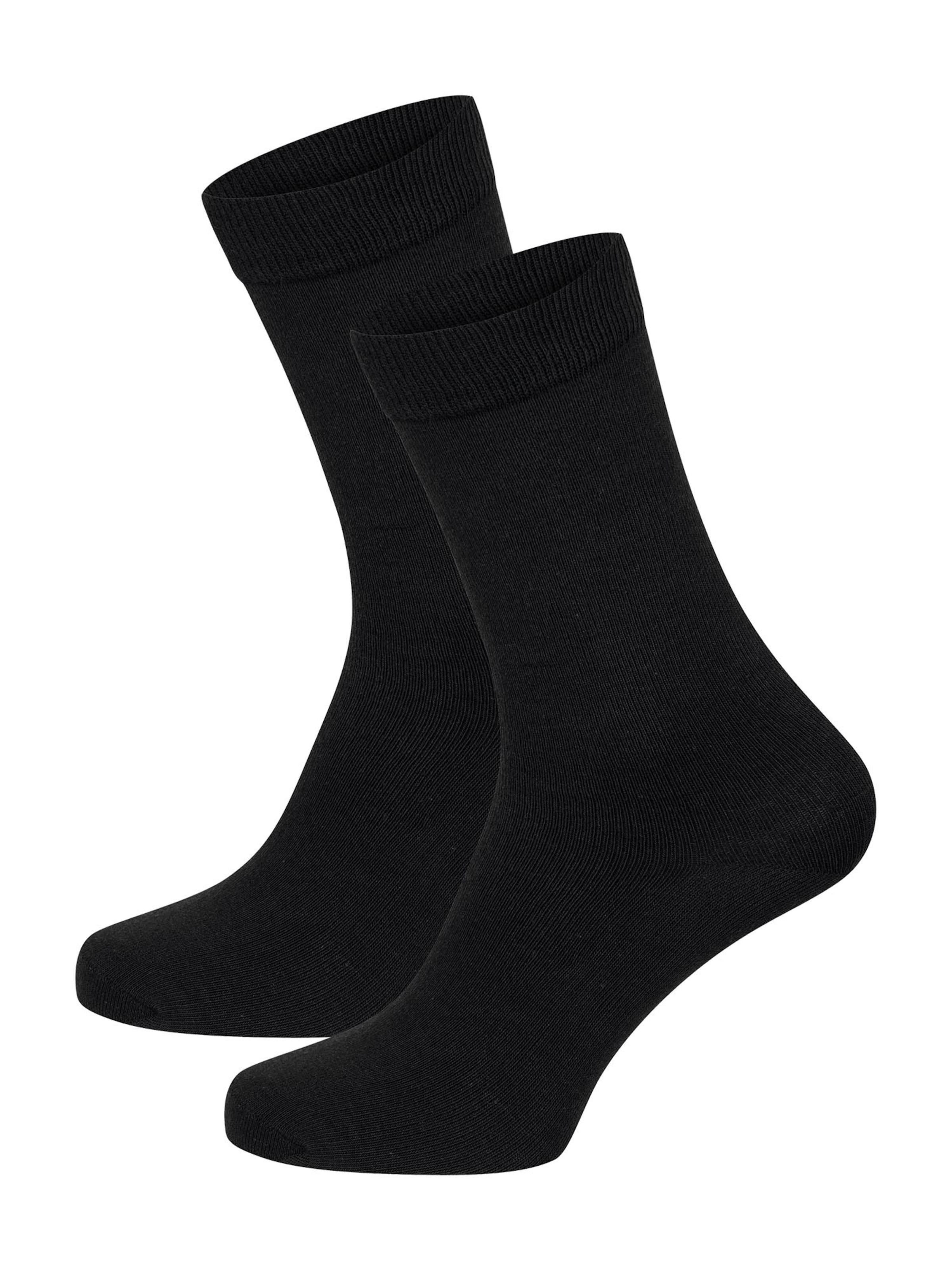 Nur Die - Calcetines ' Wohlig Warm ' en negro: frente