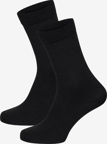 Nur Die - Calcetines ' Wohlig Warm ' en negro: frente