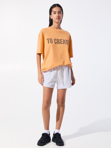 Pull&Bear T-shirt i orange