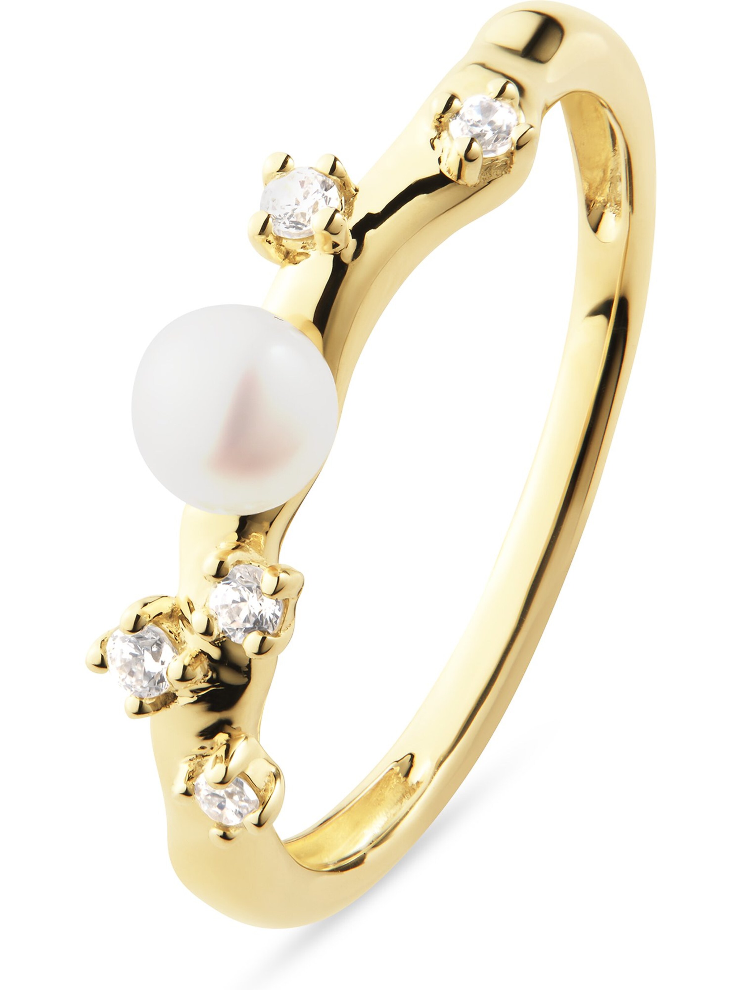 YAMŌKO Ring in Gelb: Vorderseite