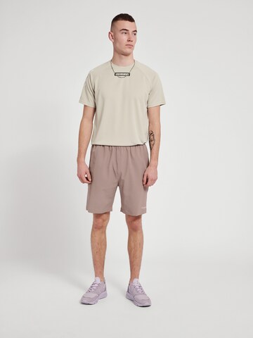 Hummel - Camisa funcionais 'Topaz' em bege