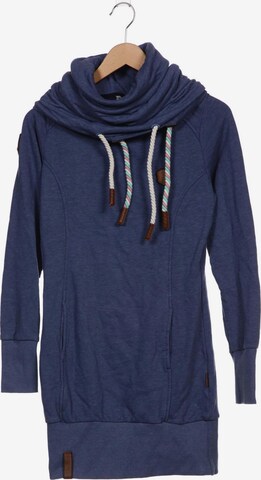 naketano Sweatshirt & Zip-Up Hoodie in L in Blue: front