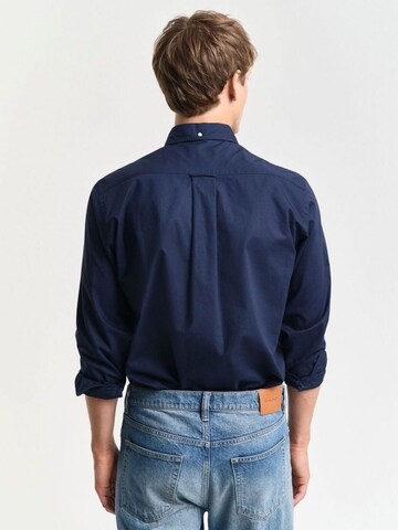 GANT Regular fit Overhemd in Blauw