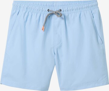 TOM TAILOR DENIM Board Shorts in Blue: front