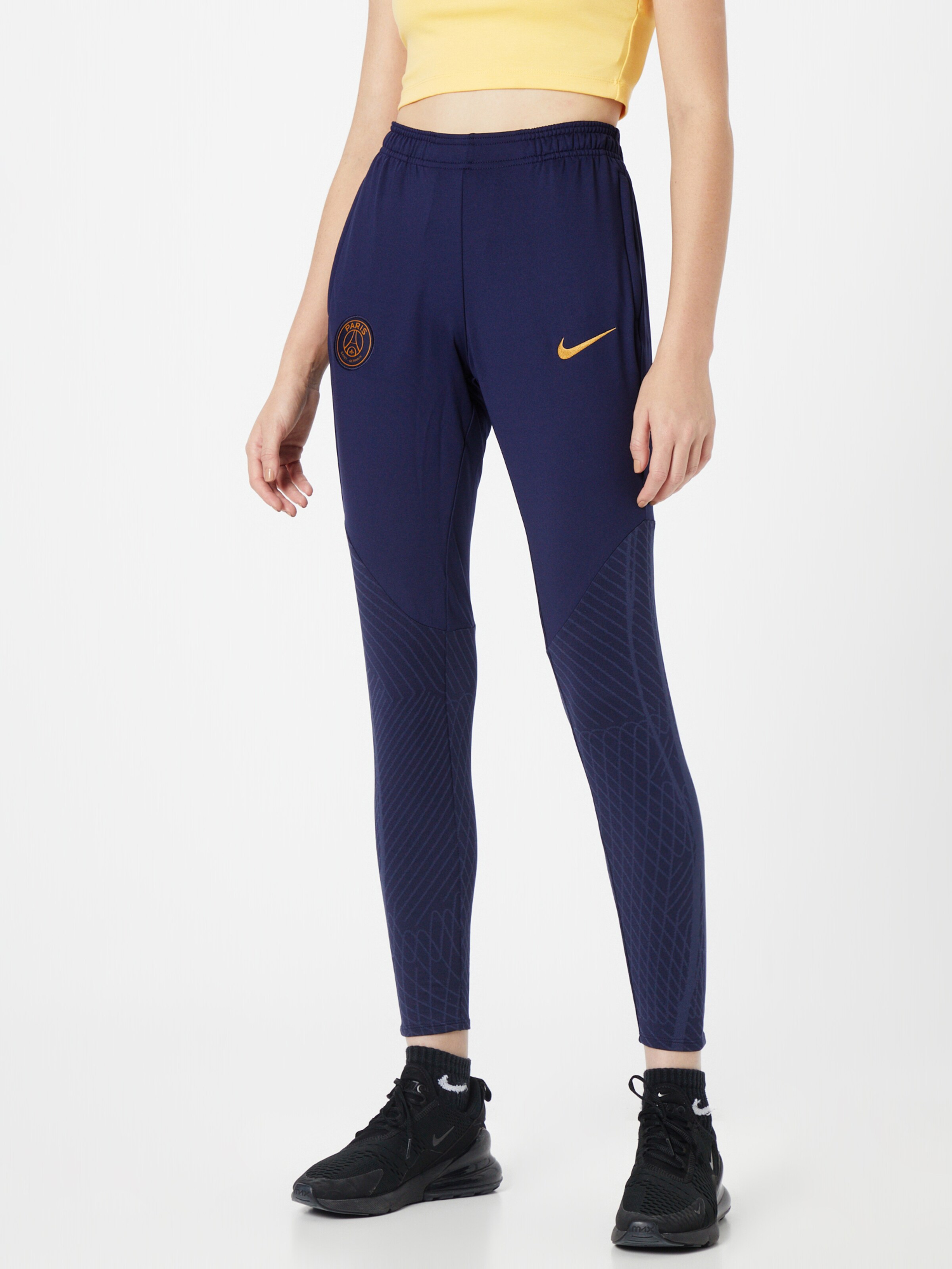 NIKE Slim fit Sports trousers in Night Blue ABOUT YOU