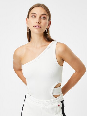 Abercrombie & Fitch - Camisa body em branco: frente