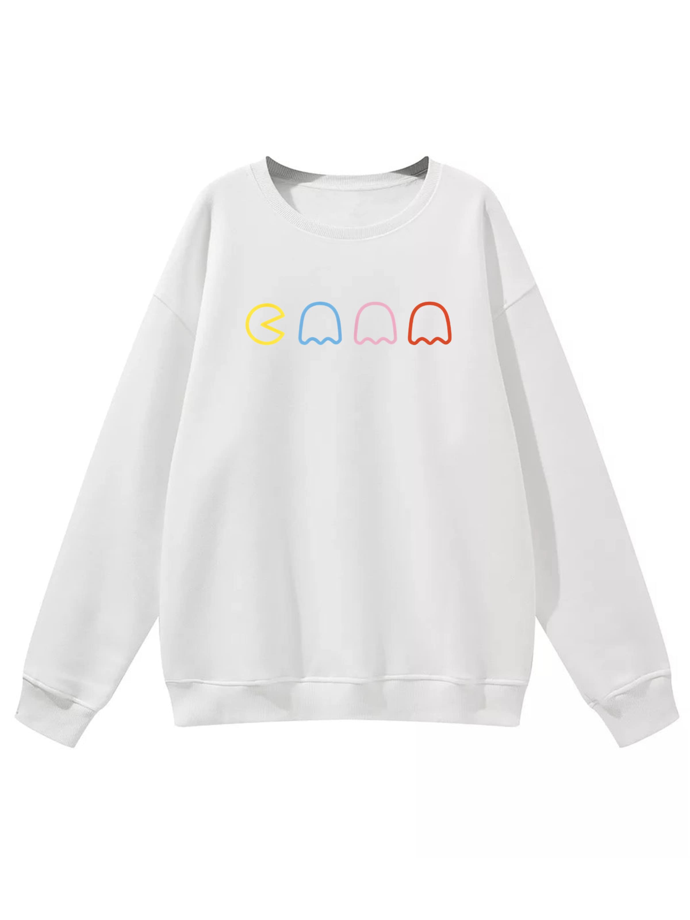 GORHEY - Sudadera en blanco: frente