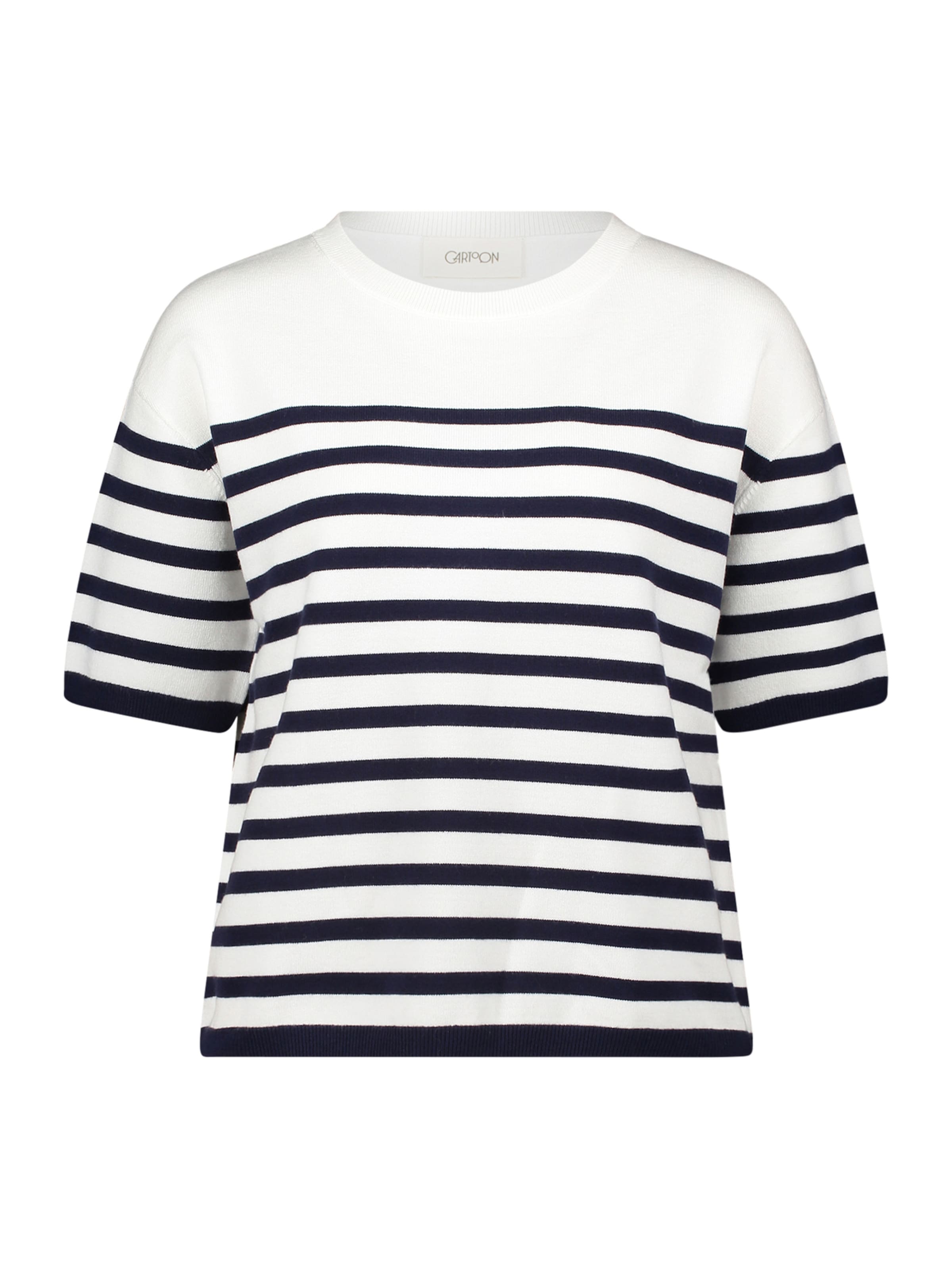 Cartoon Trui in Blauw: voorkant