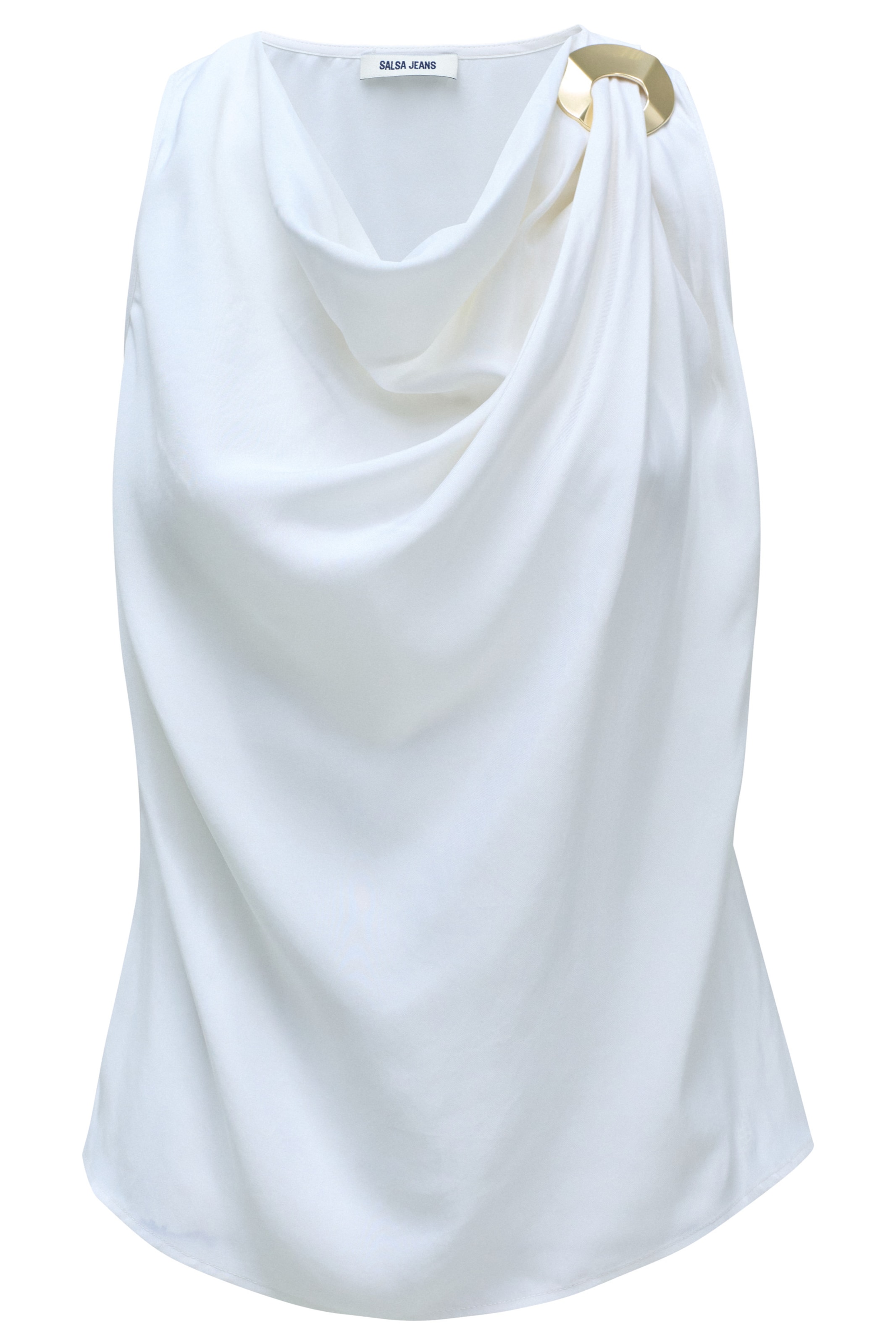 Salsa Jeans Top in Wit: voorkant