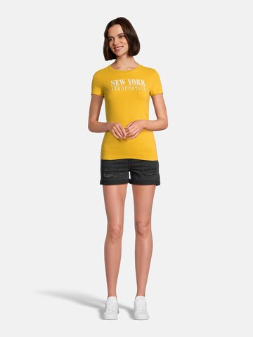 T-shirt 'JULY NEW YORK' AÉROPOSTALE en jaune