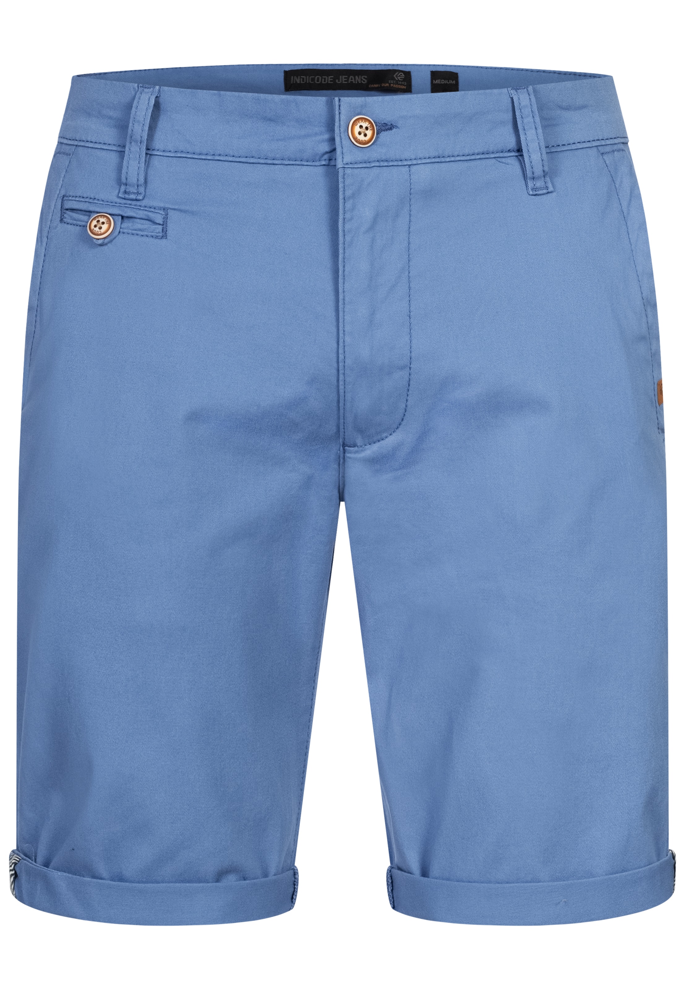 INDICODE JEANS Broek 'Cuba' in Blauw: voorkant