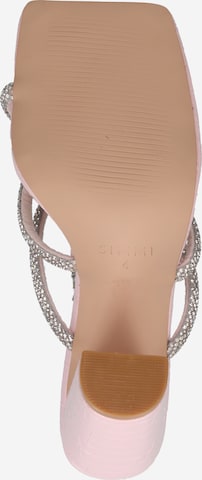 Simmi London T-Bar Sandals 'HEERA' in Pink