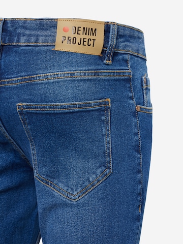 Denim Project Slimfit Jeans 'Mr. Red' in Blau